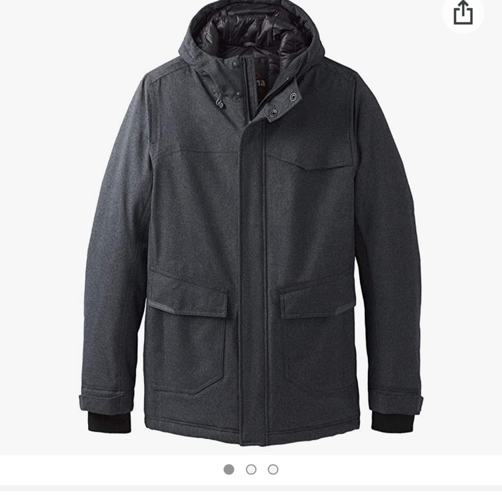 Men’s prAna Parka Jacket size Large